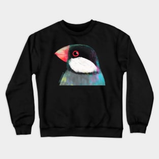 Java Sparrow Bird Crewneck Sweatshirt